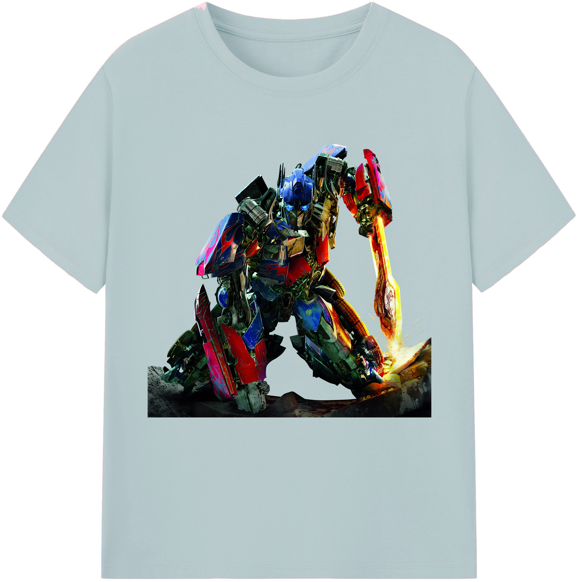 （画像用） Transformers トランスフォーマー 綿100％半袖Tシャツ（フロントプリント）
